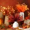 16 Bundles Fall Thanksgiving Artificial Flowers for Outdoor Décor – Fake Mums, Eucalyptus, Maple Leaves & Berry Stems (15 in, Autumn Arrangement)